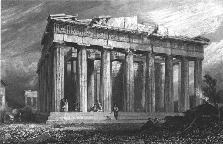 Parthenon of Athens, William Miller