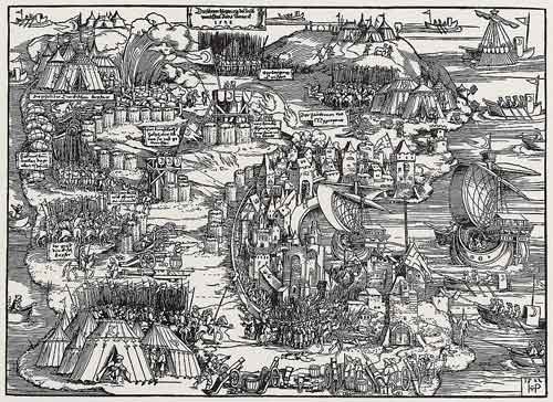 Siege of Rhodes , Hans Sebald Beham