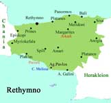 Rethymno Map