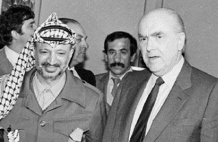 Papandreou und Arafat