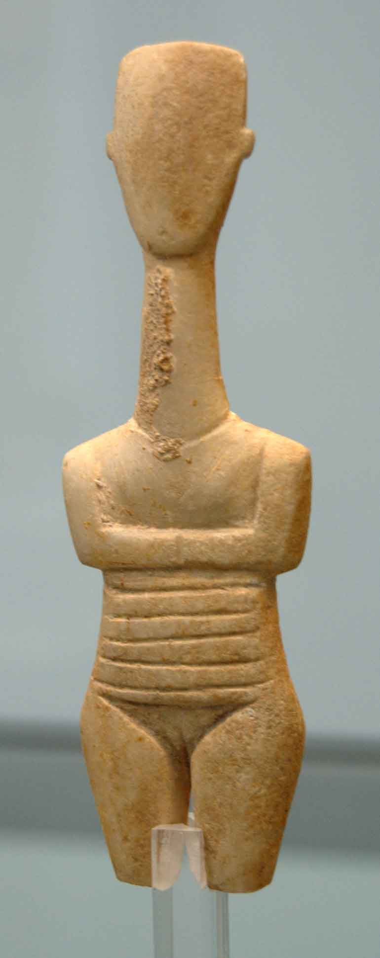 Pregnant Cycladic figurine Staatliche Antikensammlungen