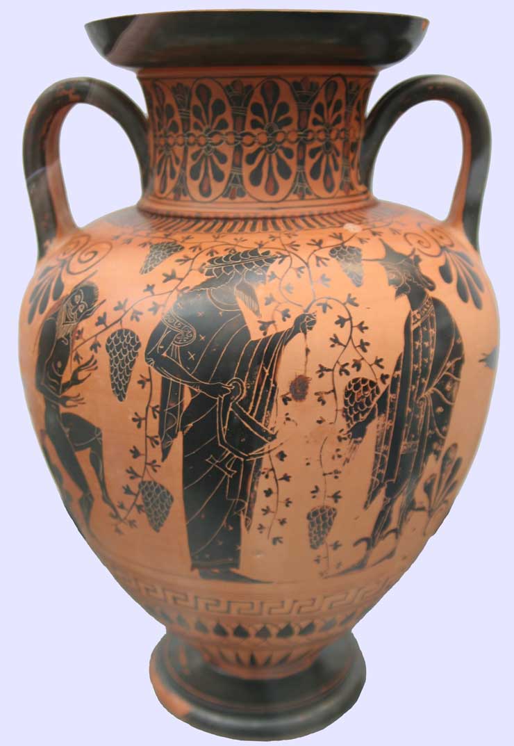 Dionysus, Vase, 520 BC