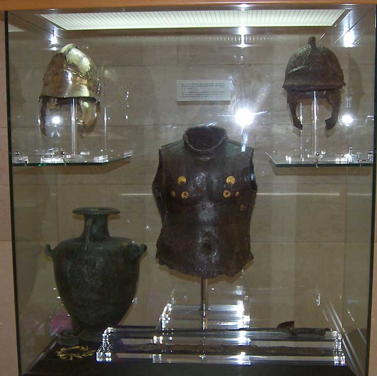 Hoplite Armour, Corfu Archaeological Museum