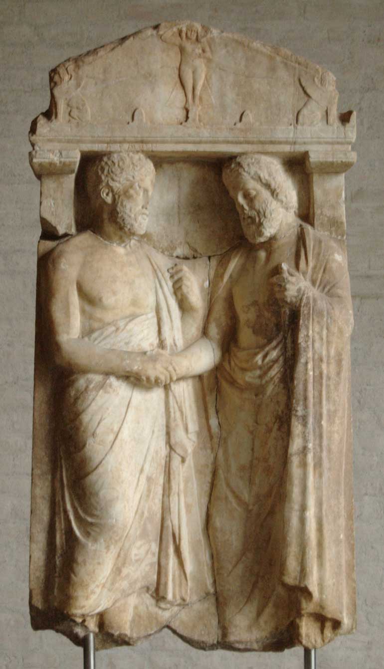 Stele Artemon Glyptothek Munich 493
