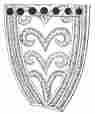 No. 9. Ornamented Piece of Ivory belonging to a Trojan Seven-Stringed Lyre (7 M.).