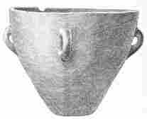 No. 41. A great mixing Vessel (κρατήρ), of Terra-cotta, with 4 Handles, about 1 ft. 5 in. high, and nearly 1 ft. 9 in. in diameter (7 M.). (See see p. 157, 262).