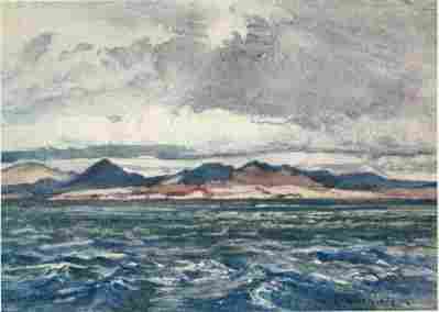 OFF CAPE MATAPAN, SOUTHERN GREECE Sketch from the Messageries steamer Nerthe.