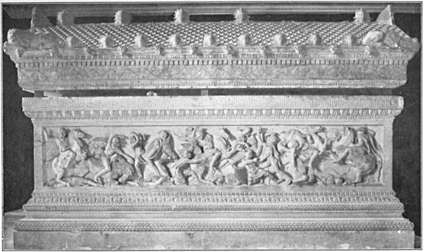 Fig. 7. SARCOPHAGUS FROM SIDON