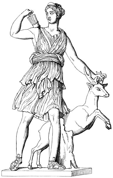Artemis van het Louvre-Museum.