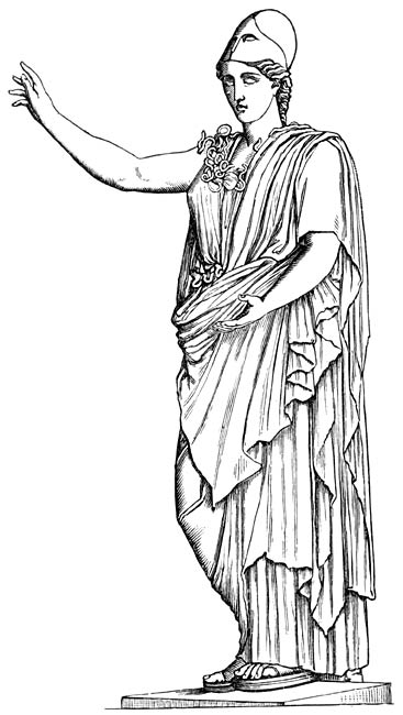 Athena van het Louvre-Museum.