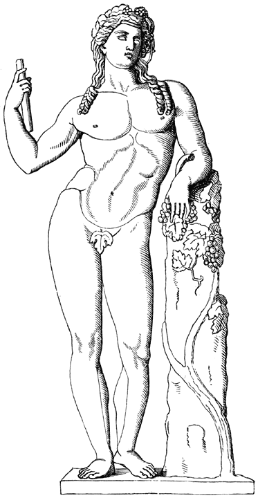 Dionysus van het Louvre-Museum.