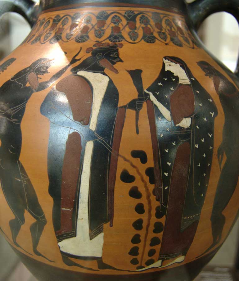Amphora Dionysos Louvre F32