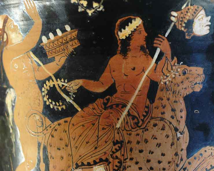 Dionysos with a Panther, Louvre K240
