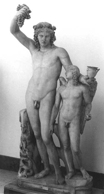 Dionysus and Eros, Naples Archeological Museum