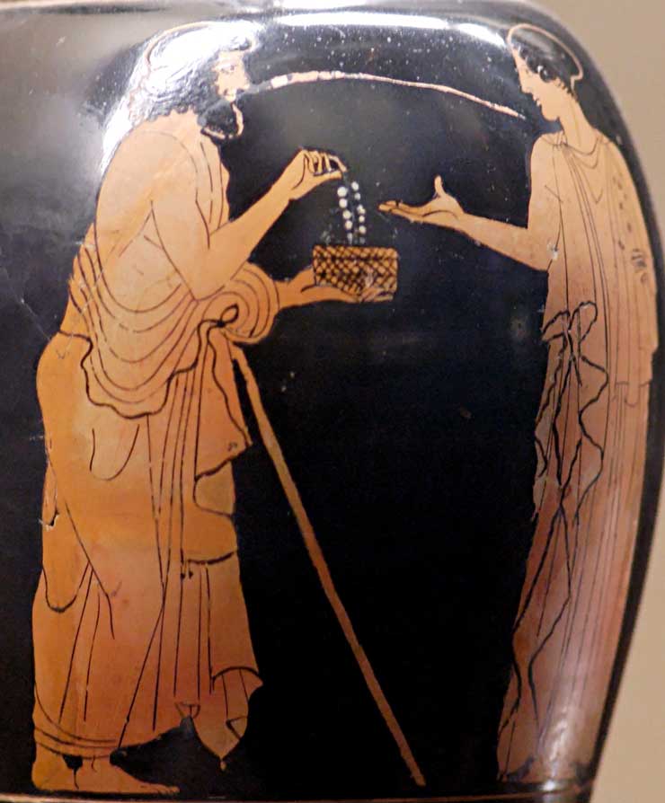 Polynices and Eriphyle, Louvre G44