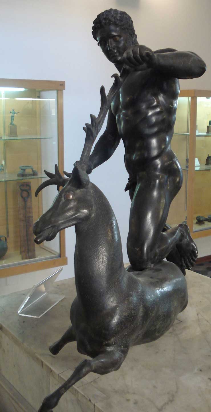 Heracles and the Ceryneian Hind, Palermo