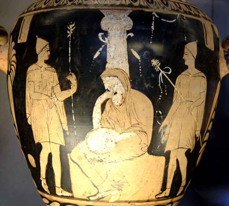 Orestes Elektra Pylades Louvre K428