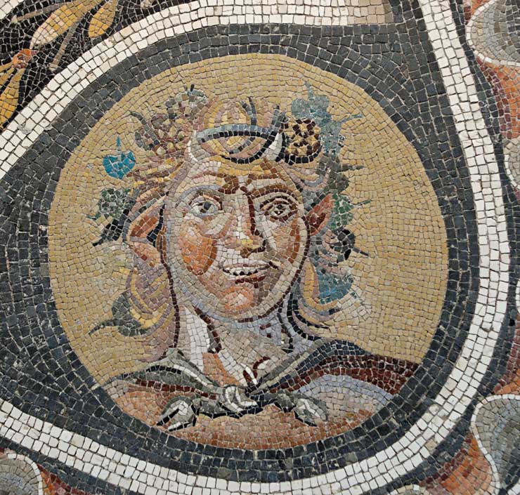 Satyr Mosaic, Genazzano Massimo