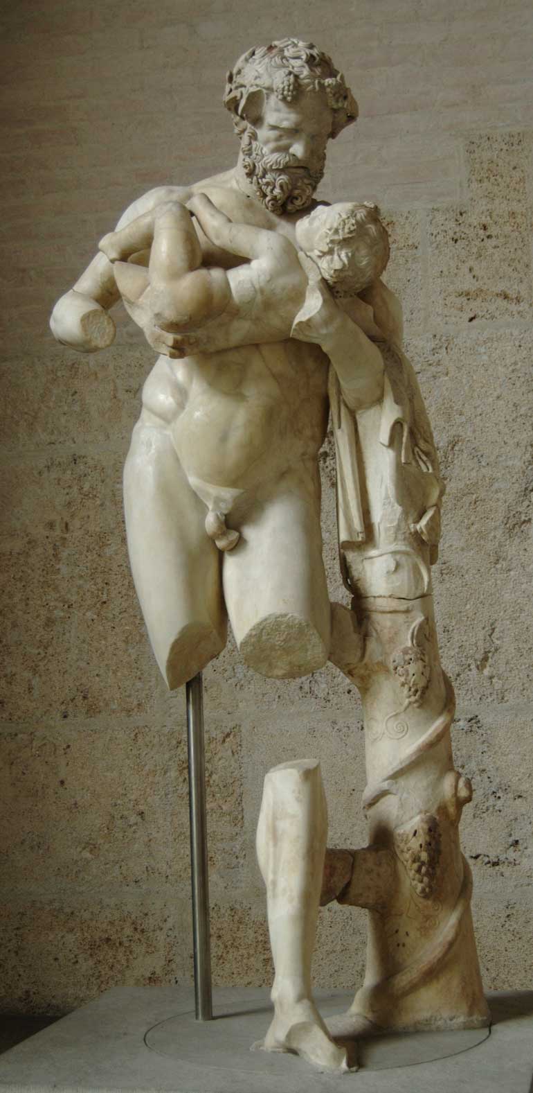 Silenus Dionysus Glyptothek Munich 238