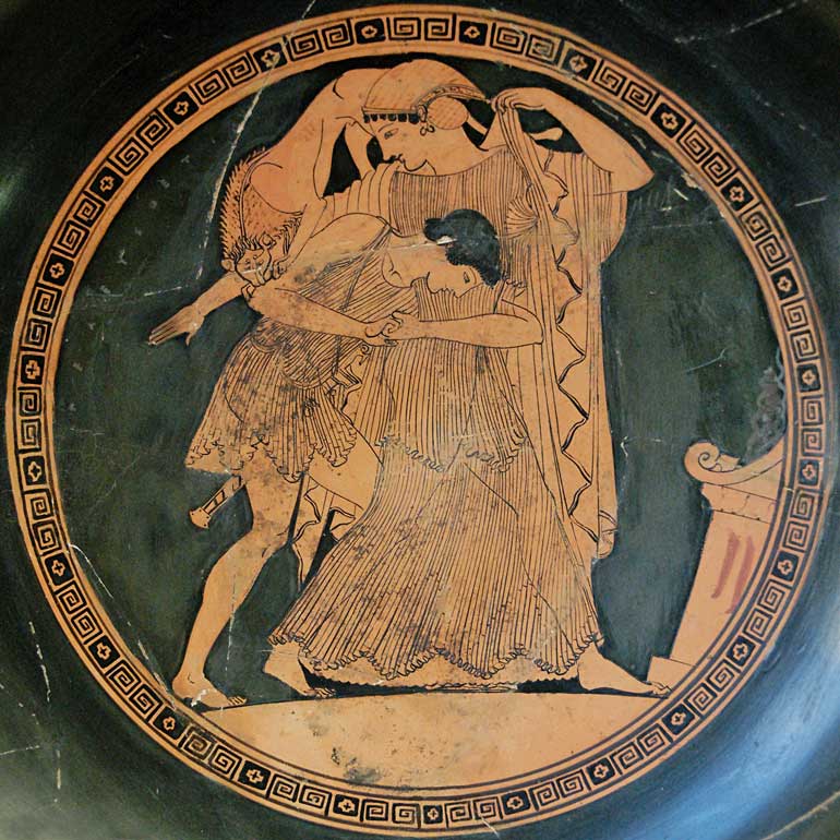 Thetis and Peleus, Douris CdM 539