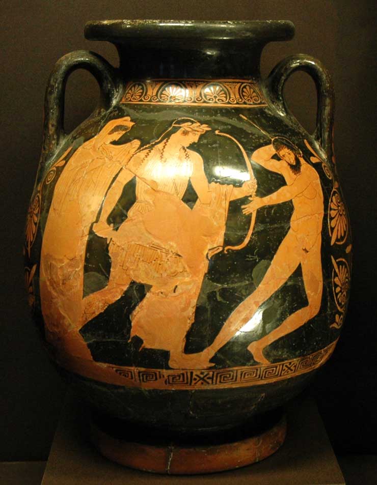 Apollon und Tityus, Louvre G 375
