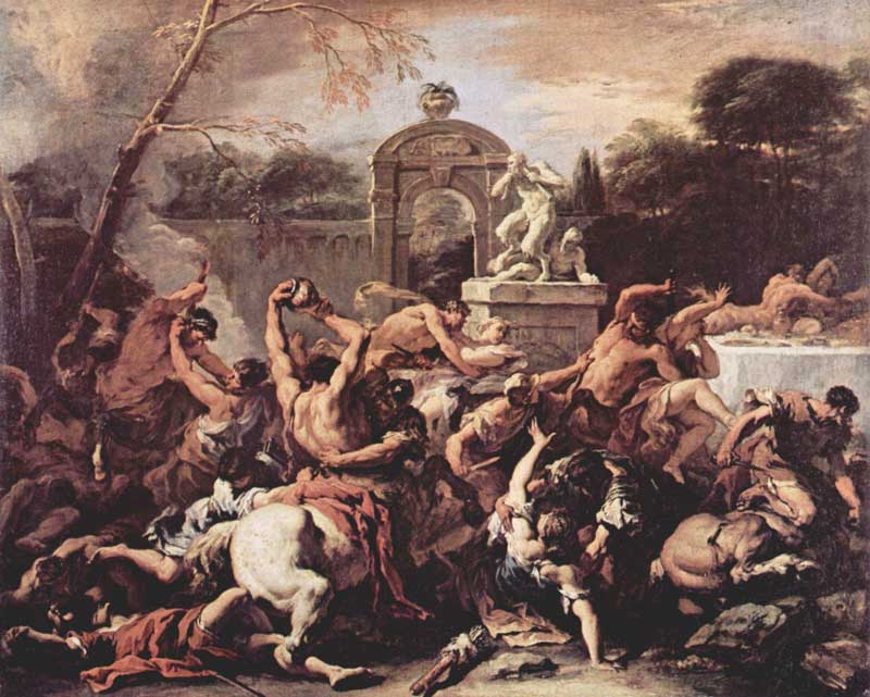 The Battle of the Lapiths and Centaurs, Sebastiano Ricci