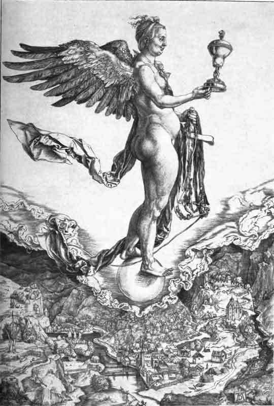 Nemesis or Fortune, Albrecht Dürer