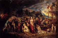 Aeneas und seine Familie verlassen Troja, Peter Paul Rubens