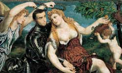 Venus and Mars with Cupid, Paris Bordone