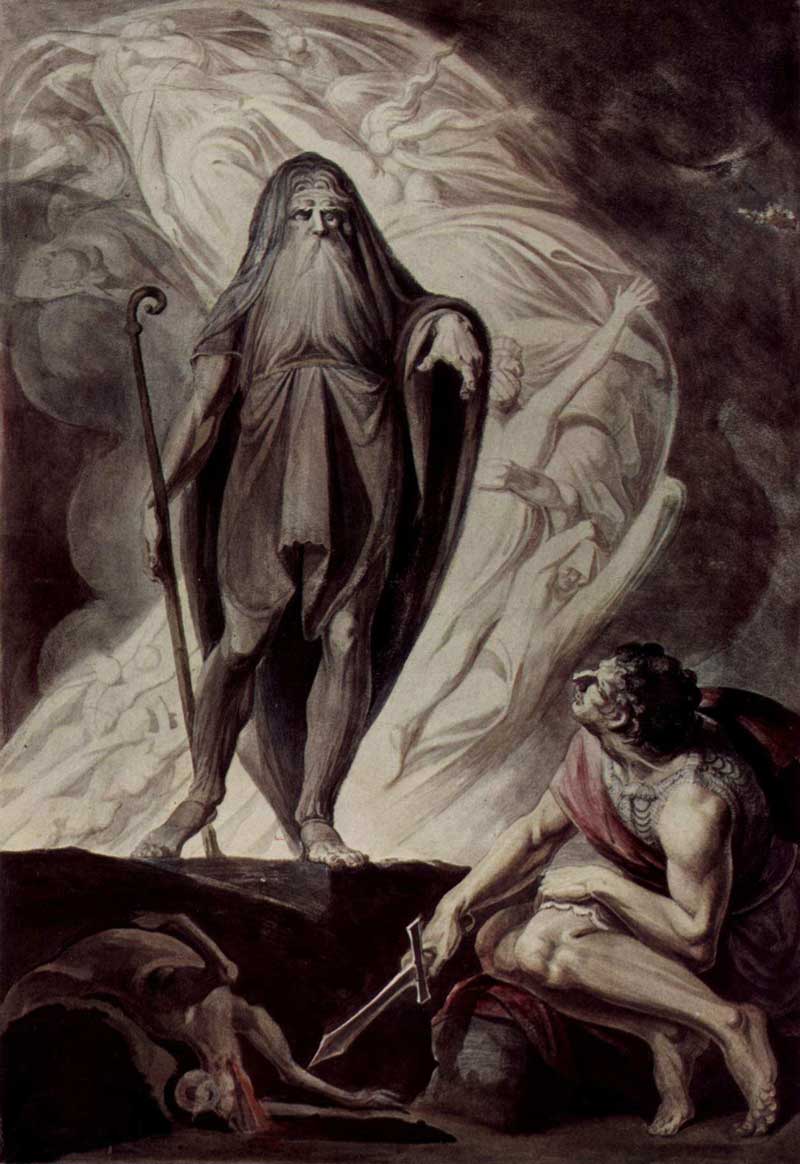 Tiresias appears to Ulysseus during the sacrifice, Henry Fuseli
