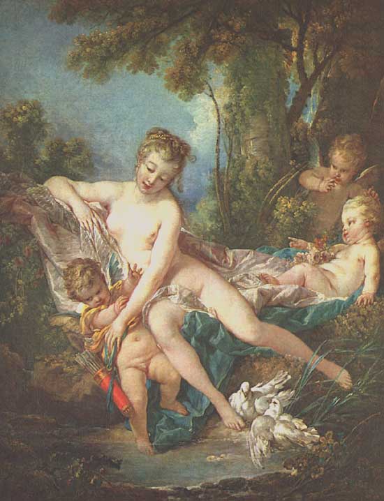 Venus Consoling Love, François Boucher