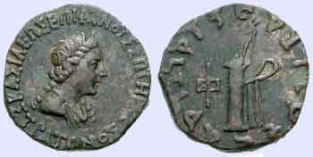 Tetradrachm of Agathokleia, as Regent for Strato I.
