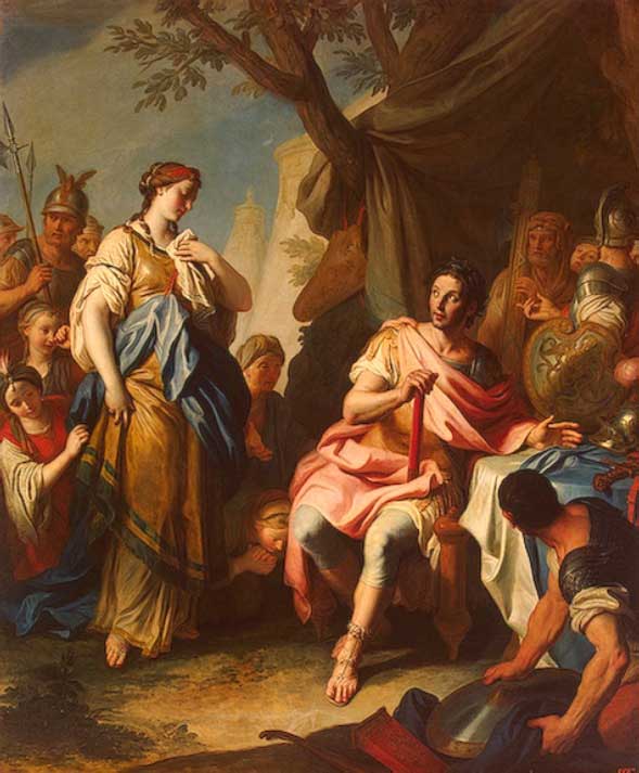Alexander The Great and Roxana, Pietro Rotari