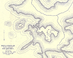 Map of Utatlan