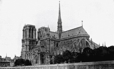 CATHEDRAL OF NOTRE DAME. PARIS.
