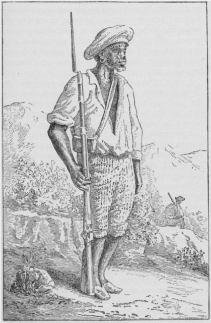 VENEZUELAN SOLDIER OF 1870.