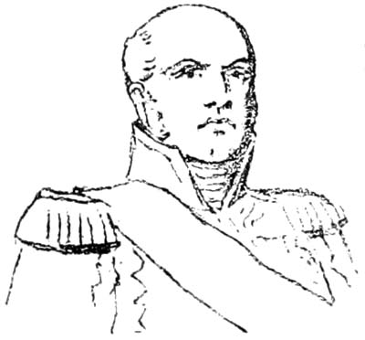 Drawing of Marshal Davout