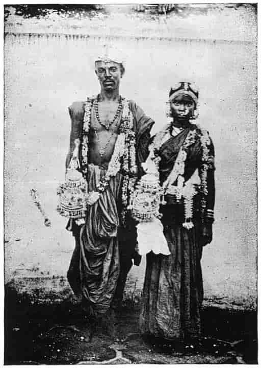 Balija Bride and Bridegroom.