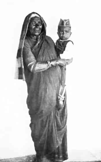 Sarla Kalu with her Great-grandson.