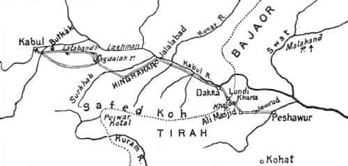 Fig. 10. The Khaibar Road.