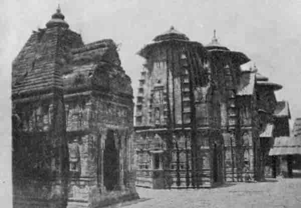 Fig. 73. Group of Chamba Temples.