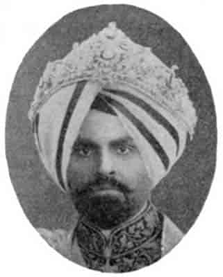 Fig. 119. Mahárája Sir Jagatjít Singh Bahádur, G.C.S.I.