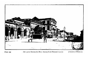 Old view of Esplanade East, showing Scott Thomson's corner. 