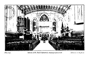 Interior of St. Paul's Cathedral, showing eastern half
