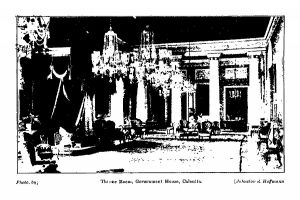 Throne Room, Government House, Calcutta. 