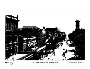 Old Court House Street, looking south.
