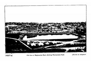 Old view of Esplanade, East, showing Dharamtala Tank] 