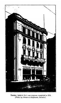 Thacker, Spink & Co.'s new premises, completed in 1916. 