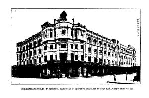 Hindustan Buildings—Proprietors, Hindustan Co-operative Insurance Society, Ltd., Corporation Street 