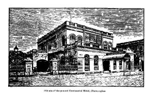 Old site of the present Continental Hotel, Chowringhee